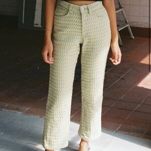Aniela Parys effy waffle trouser pants 27